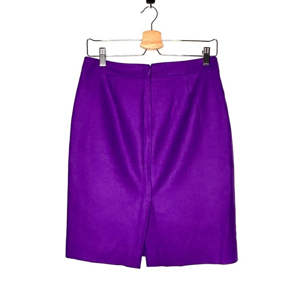 J. Crew | Purple The Pencil Skirt Size 4 - Picture 4 of 6